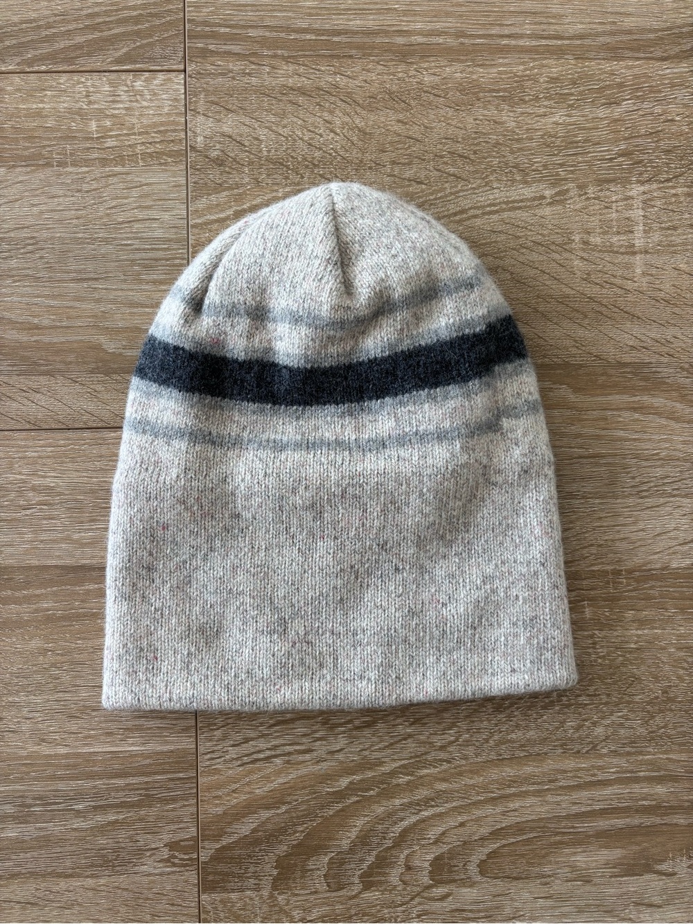 Thinsulate gray knit wool beanie